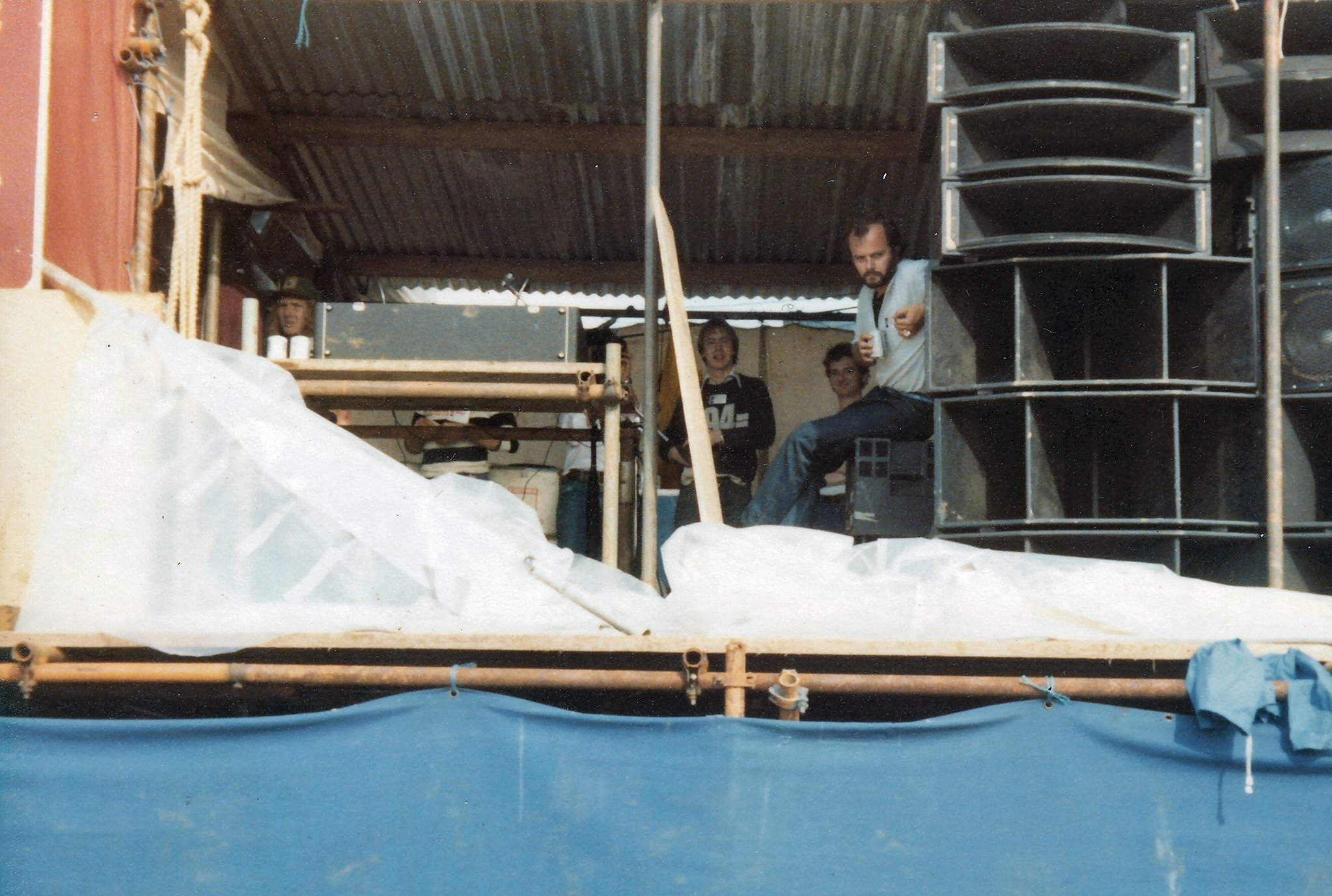 British blues guitarist Mick Clarke - DJ John Peel - SALT at Reading Rock 1977