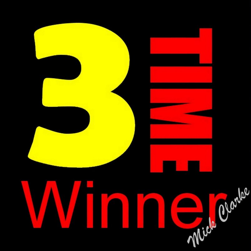 Mick Clarke - Three Time Winner