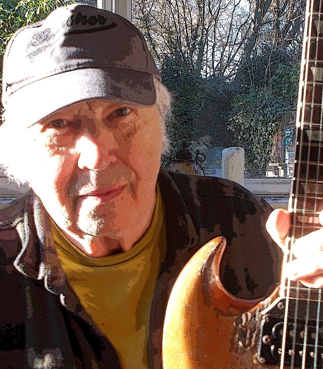 Blues guitarist Mick Clarke